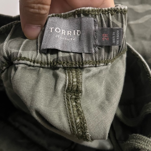 Torrid Olive Green Cargo Pants - Picture 5 of 5